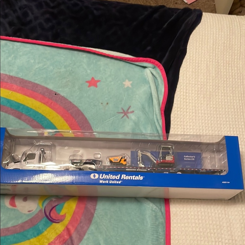 Miniature Vehicle Set Blue and White Cars